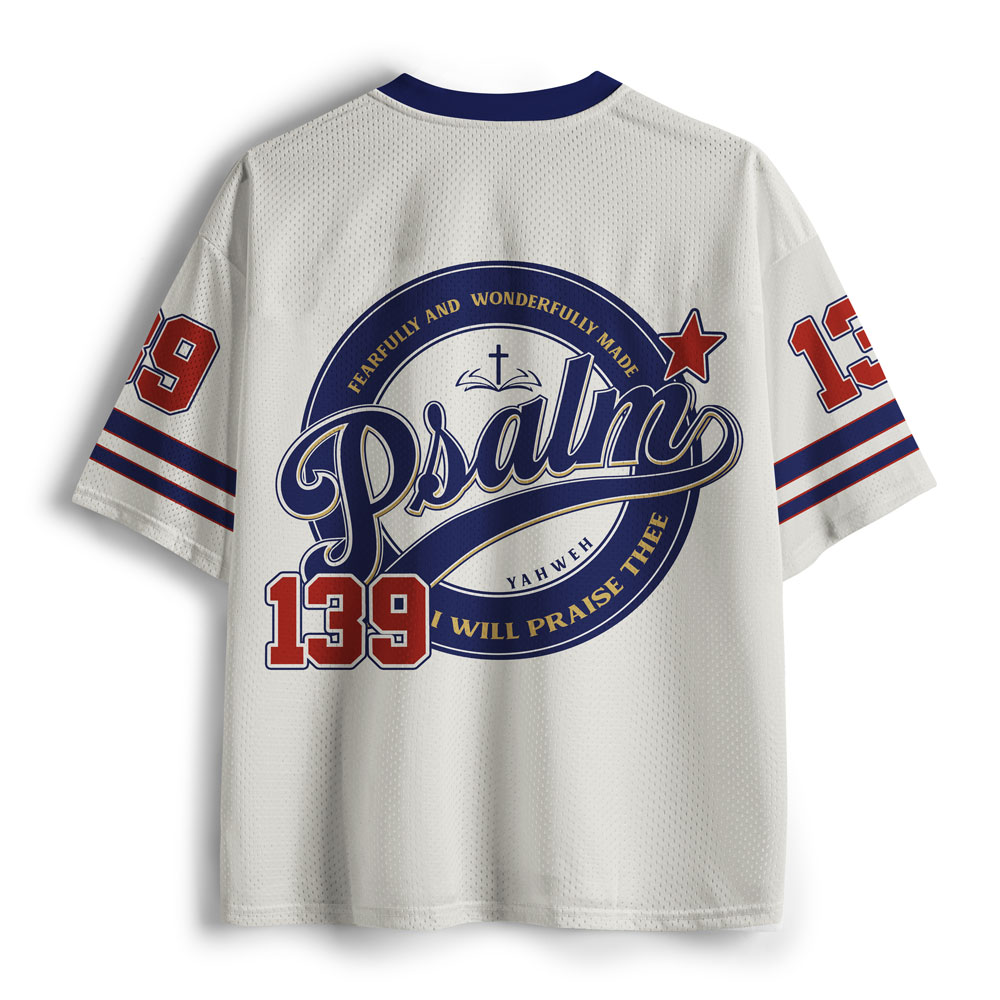 Fearfully And Wonderfully Made Christian Mesh Jersey