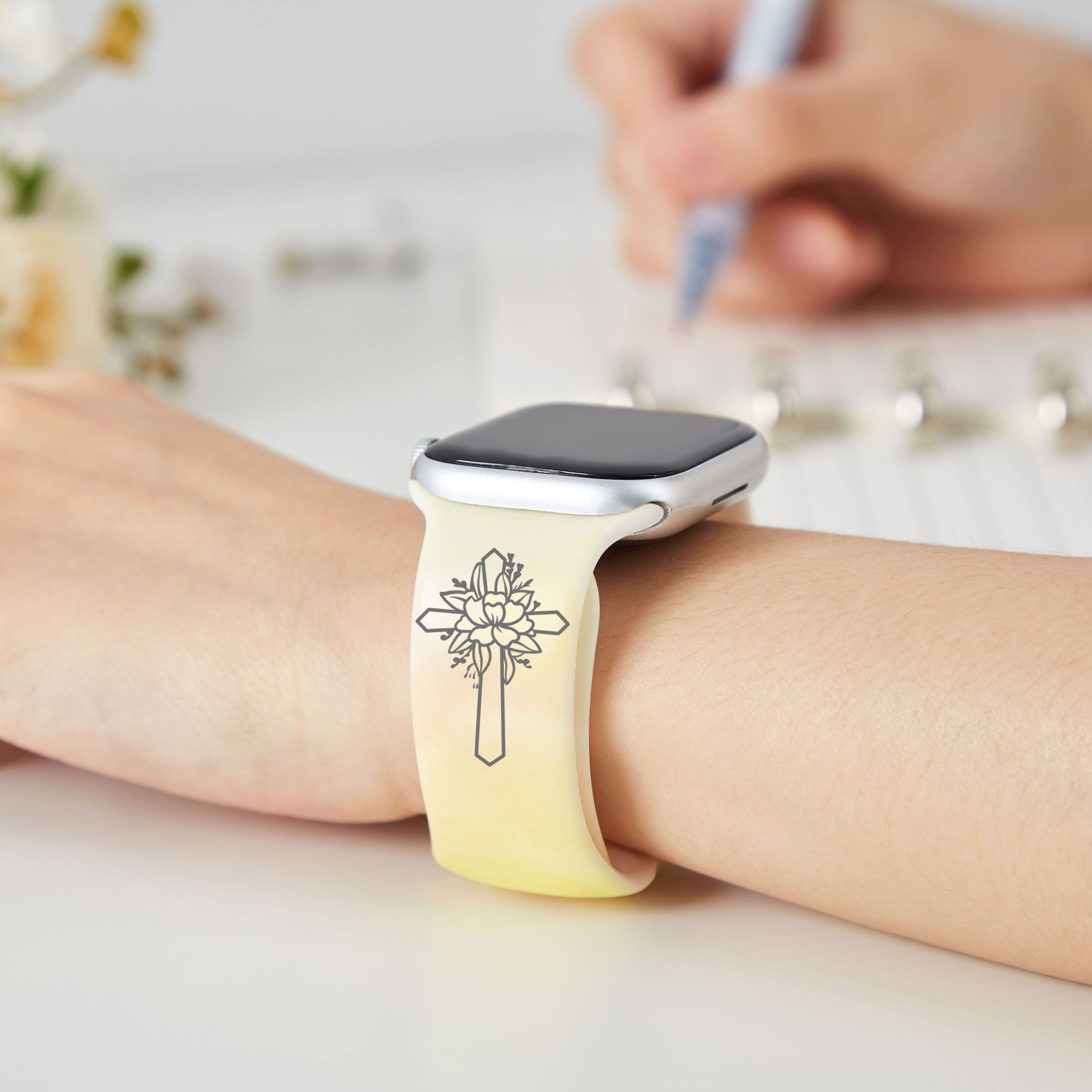 Fearfully And Wonderfully Made Christian Tie Dye Watch Band