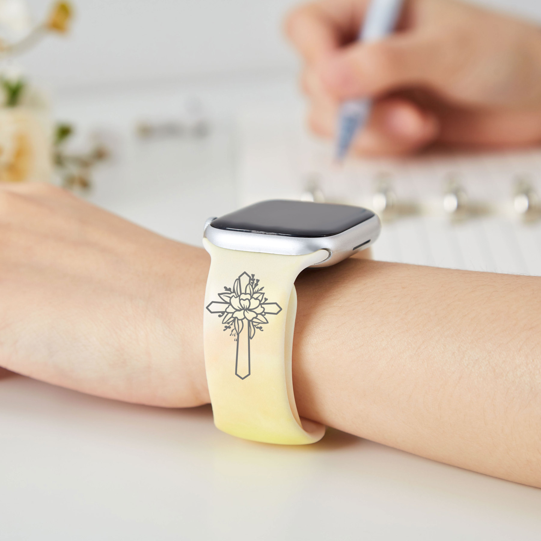 Fearfully And Wonderfully Made Christian Tie Dye Watch Band