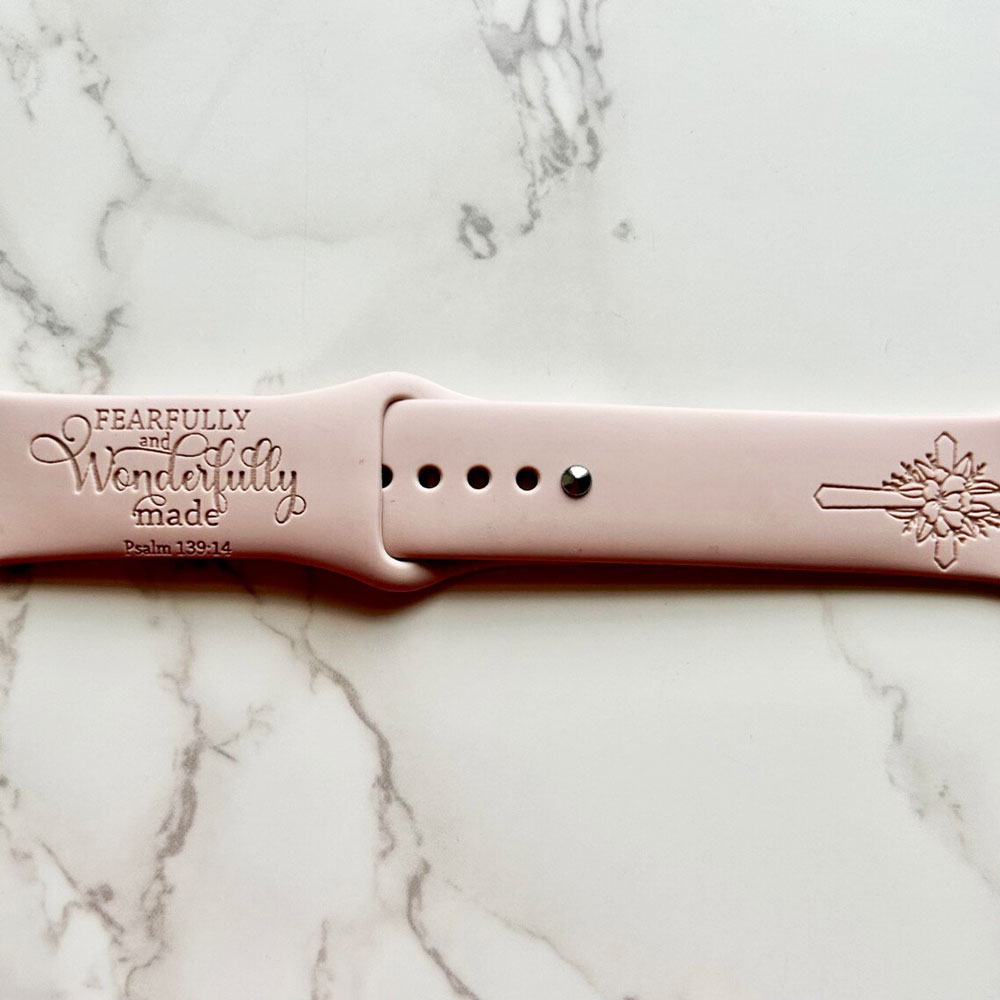 Fearfully And Wonderfully Made Christian Watch Band