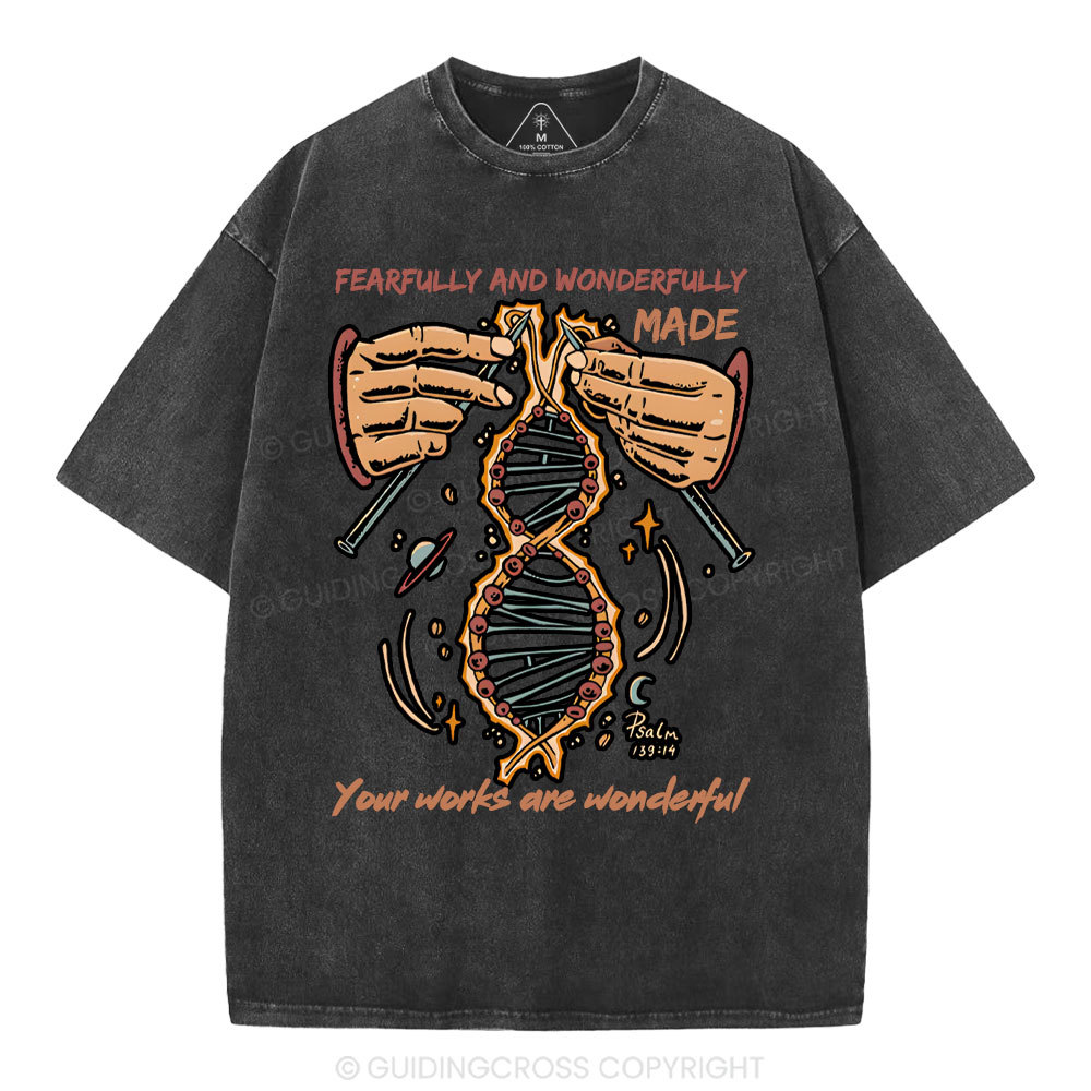 Fearfully And Wonderfully Made Washed T-Shirt