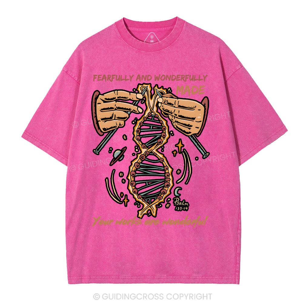 Fearfully And Wonderfully Made Washed T-Shirt