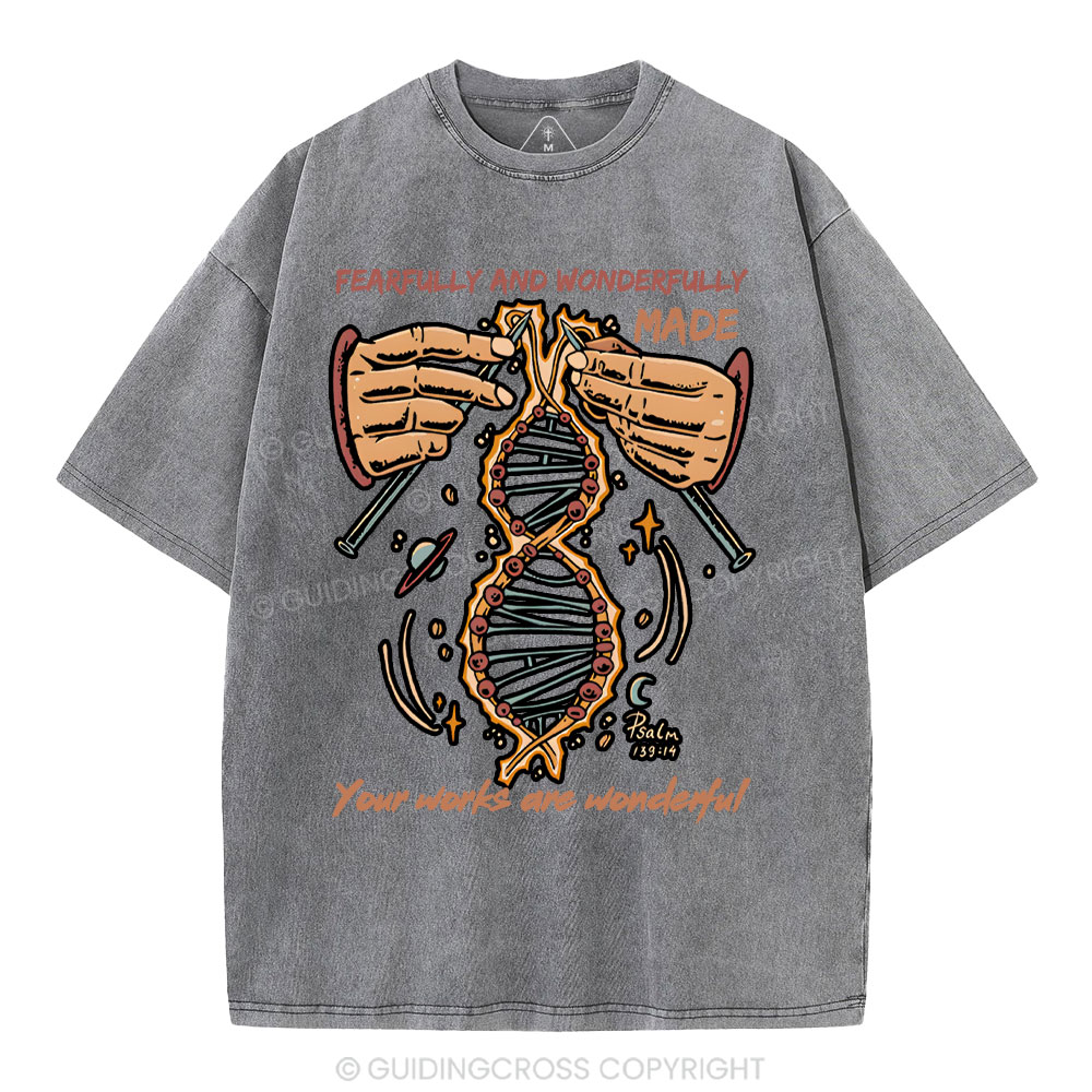 Fearfully And Wonderfully Made Washed T-Shirt