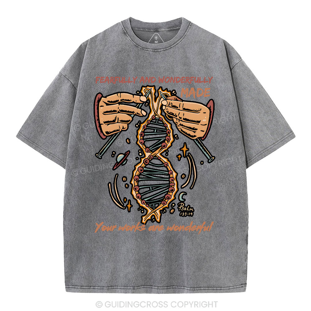 Fearfully And Wonderfully Made Washed T-Shirt