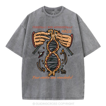 Fearfully And Wonderfully Made Washed T-Shirt