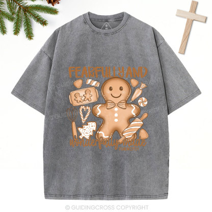 Fearfully And Wonderfuly Made Christian Washed T-Shirt
