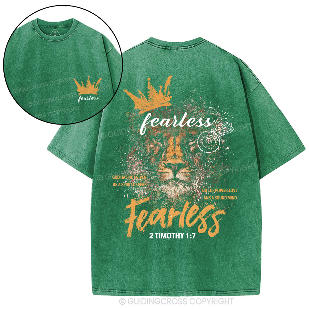 Fearless Christian Washed T-Shirt
