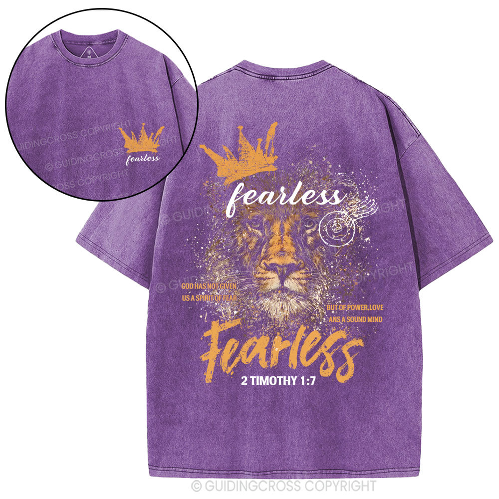 Fearless Christian Washed T-Shirt