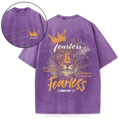 Fearless Christian Washed T-Shirt