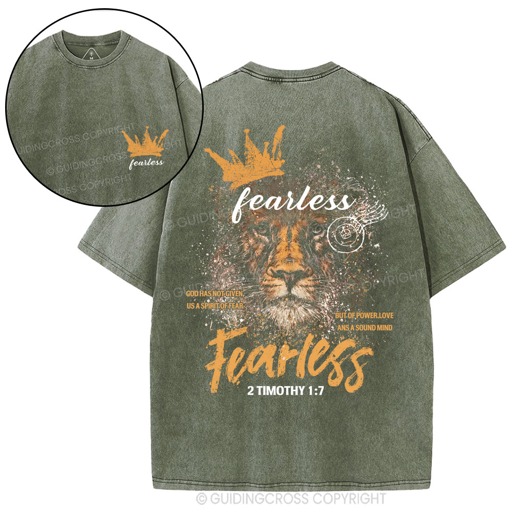 Fearless Christian Washed T-Shirt
