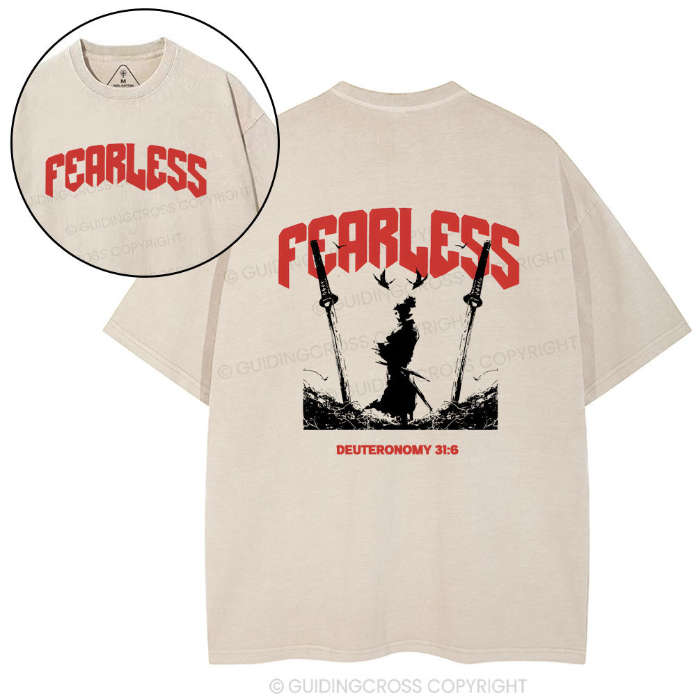 Fearless Christian Washed T-Shirt