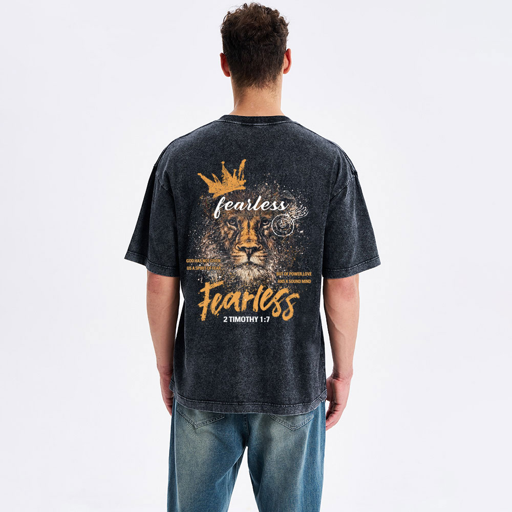 Fearless Christian Washed T-Shirt