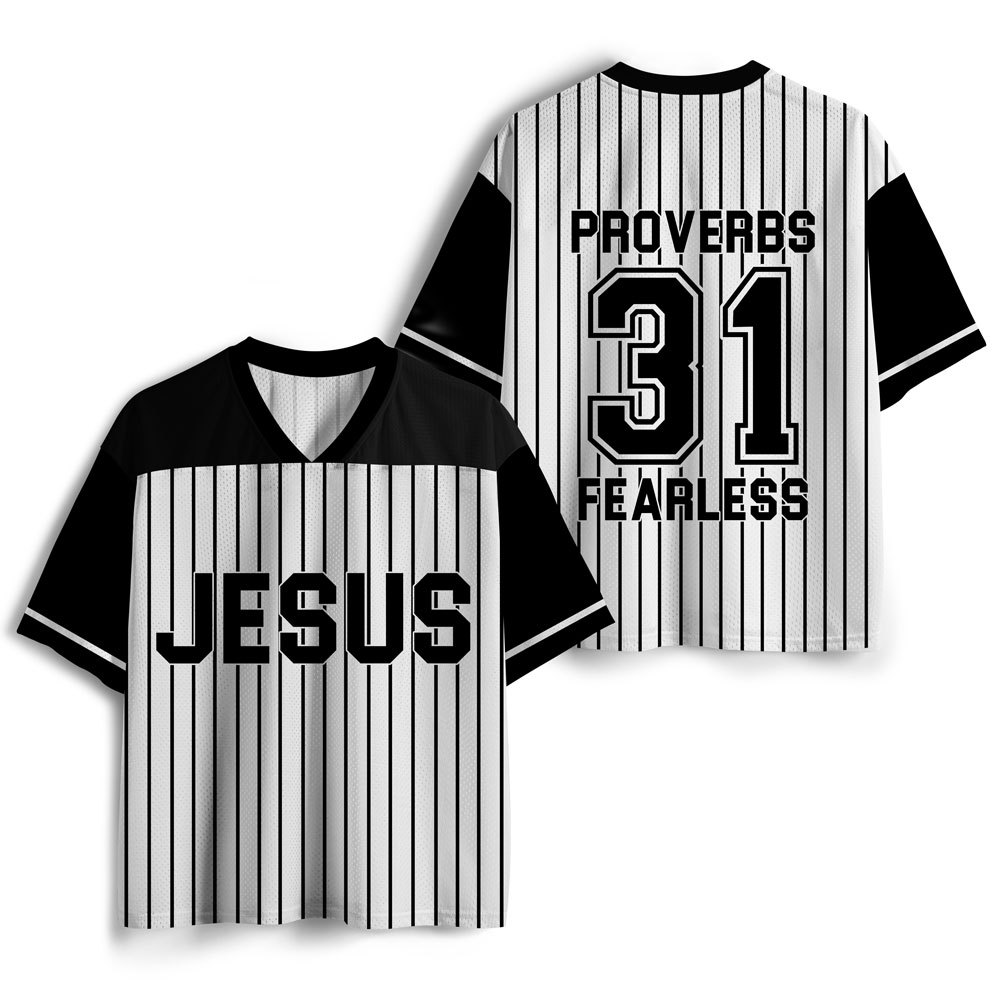 Fearless Stripes Christian Mesh Jersey