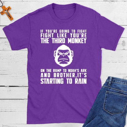 Fight Like The Third Monkey On Noah's Ark