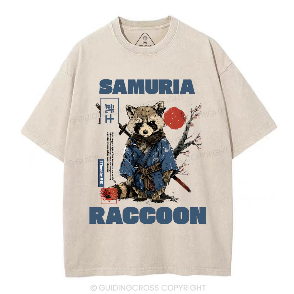 Fight The Good Fight Christian Washed T-Shirt