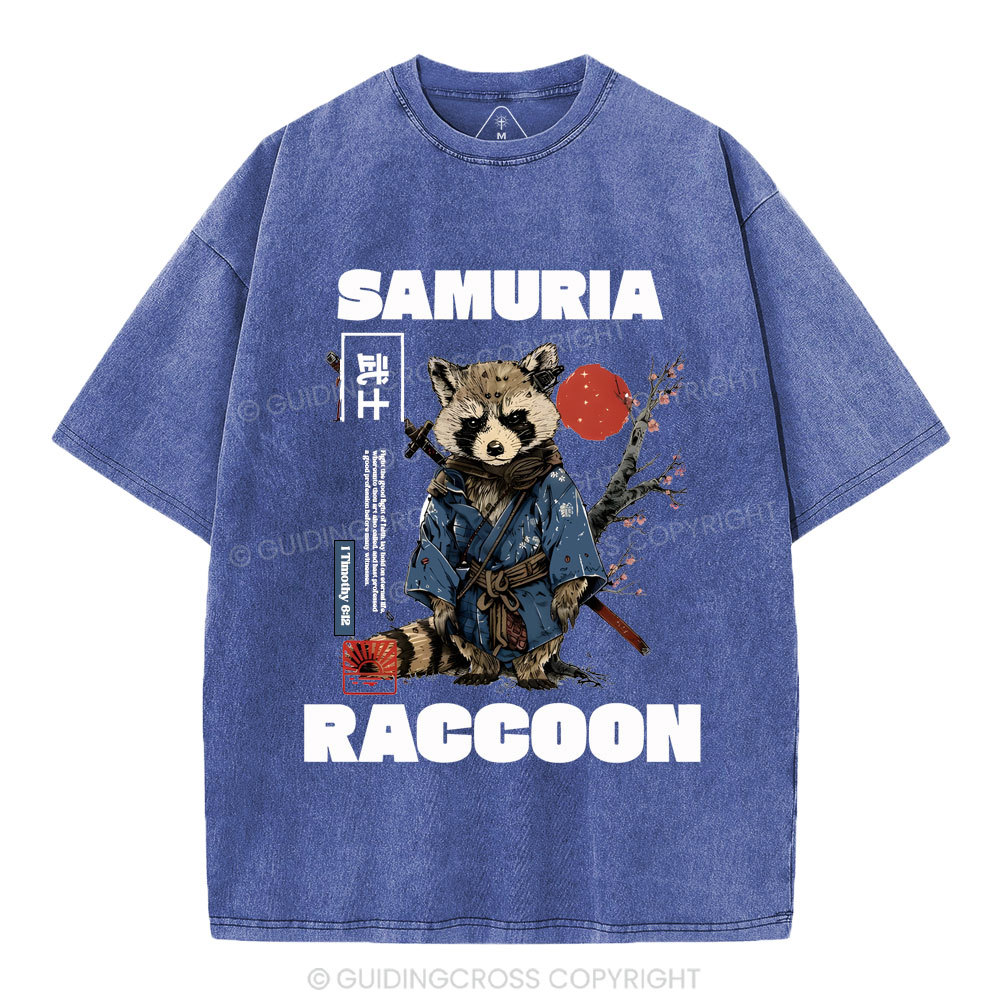 Fight The Good Fight Christian Washed T-Shirt