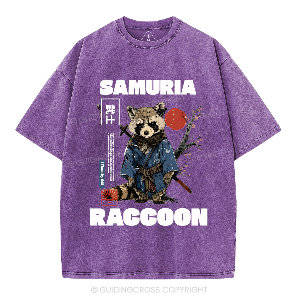 Fight The Good Fight Christian Washed T-Shirt