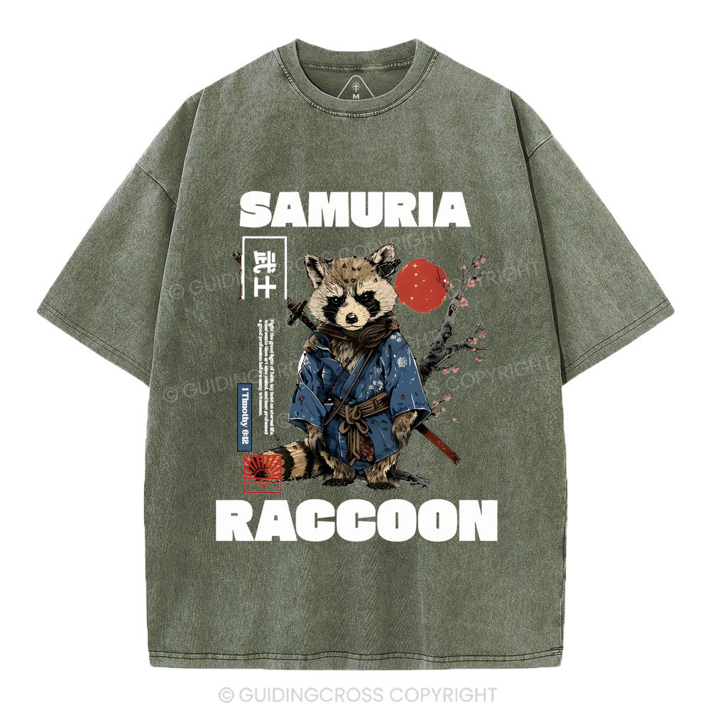 Fight The Good Fight Christian Washed T-Shirt