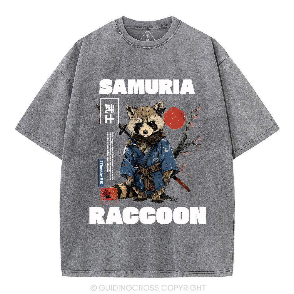 Fight The Good Fight Christian Washed T-Shirt