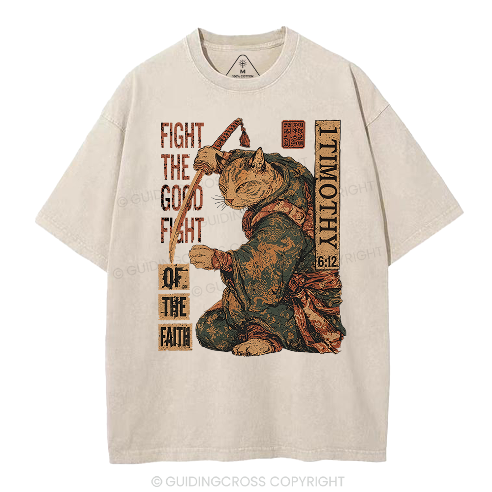 New-Sample Christian Washed T-Shirt Sale - GuidingCross