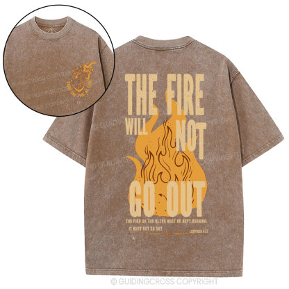 Fire On The Altar Christian Washed T-Shirt