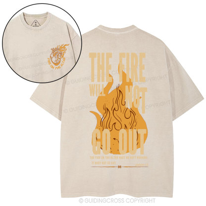 Fire On The Altar Christian Washed T-Shirt
