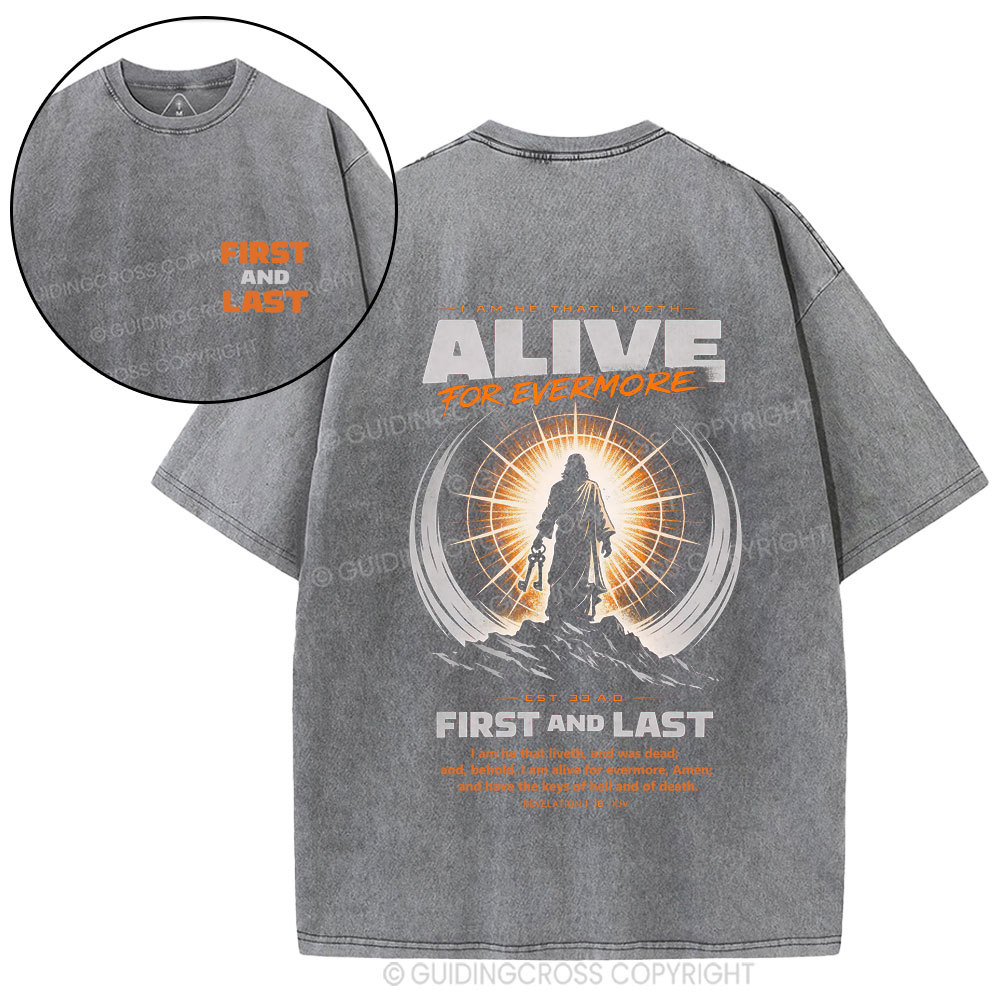 First And Last Christian Washed T-Shirt