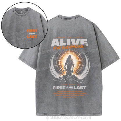 First And Last Christian Washed T-Shirt