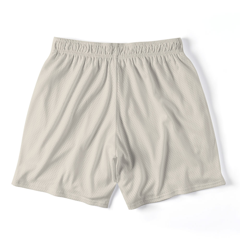 ADONAI My Lord Beige Christian Mesh Shorts