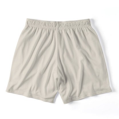ADONAI My Lord Beige Christian Mesh Shorts