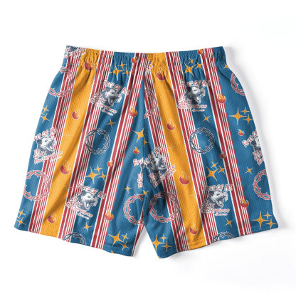 First Of All I'm God's Pieces Christian Mesh Shorts