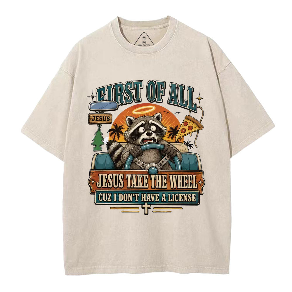 New-Sample Christian Washed T-Shirt双面原件31.95 Sale - GuidingCross