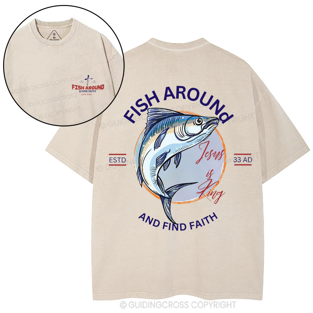 New-Sample Christian Washed T-Shirt Sale - GuidingCross