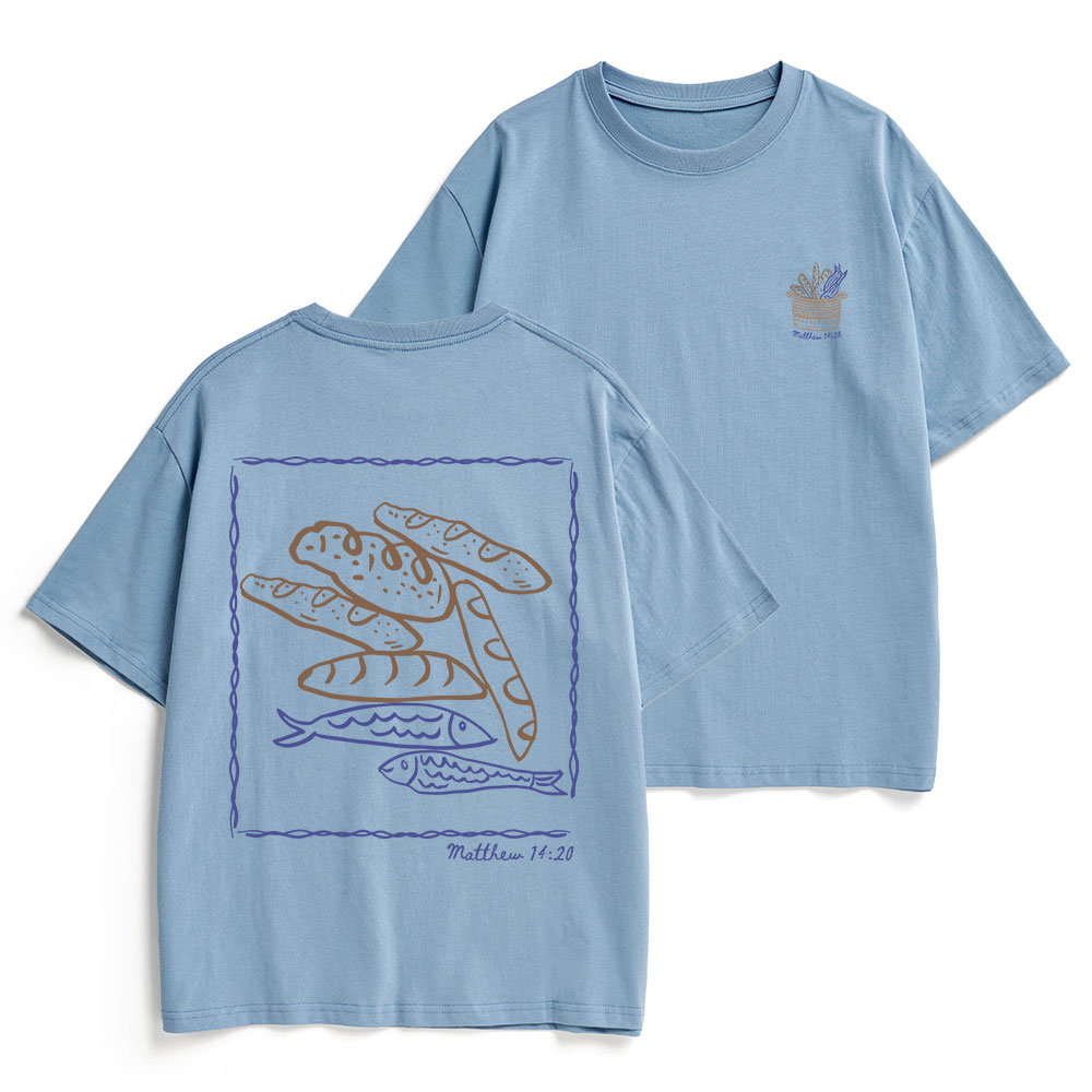Fish & Loaves Christian Heavy Cotton T-Shirt
