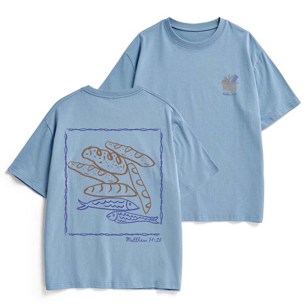Fish & Loaves Christian Heavy Cotton T-Shirt
