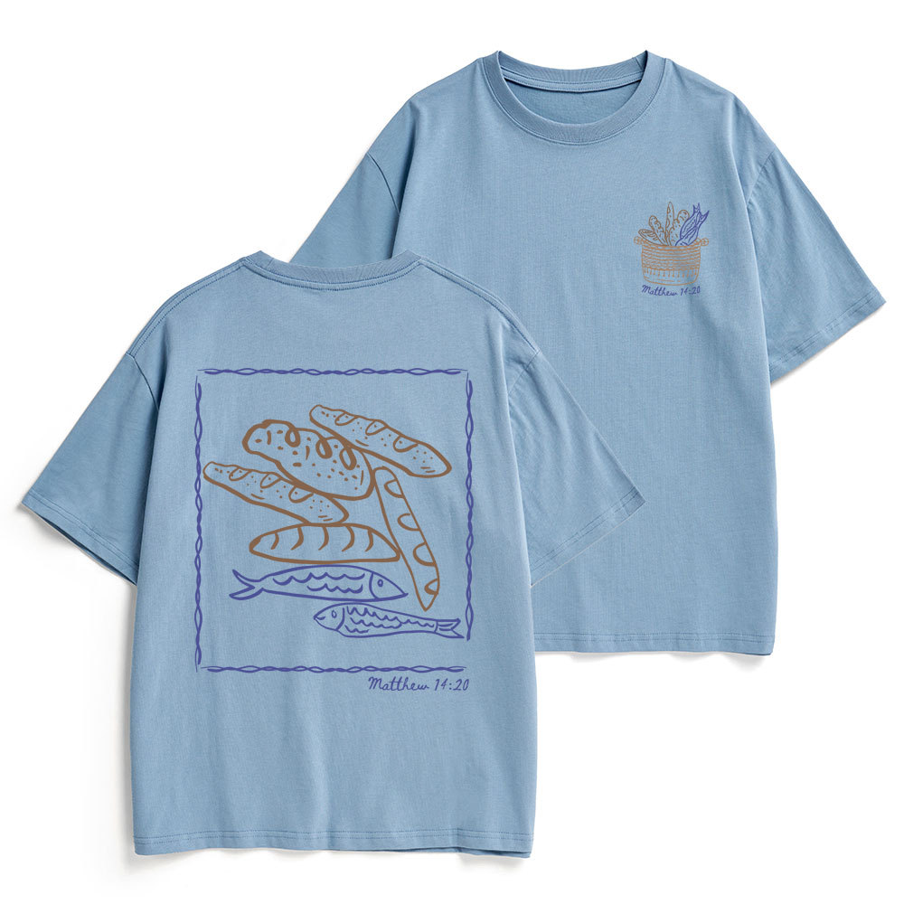 Fish & Loaves Christian Heavy Cotton T-Shirt