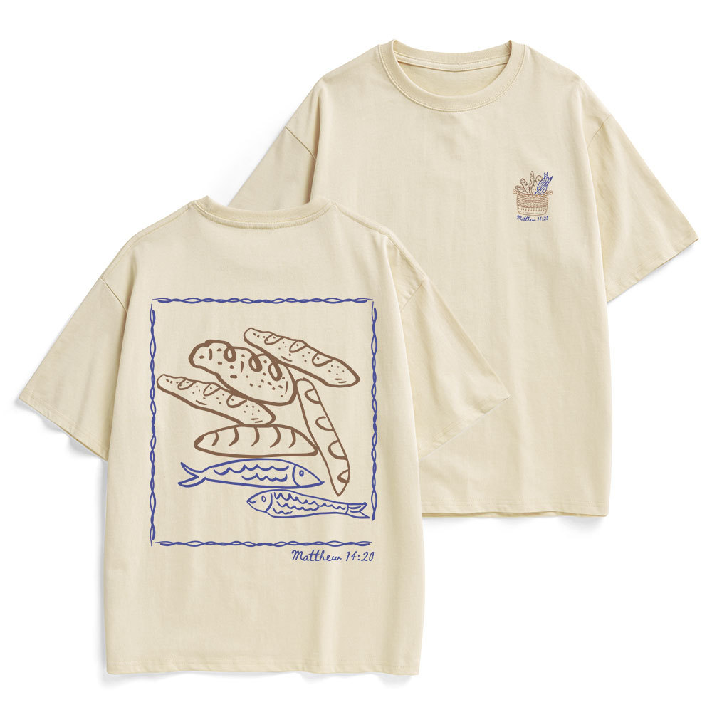 Fish & Loaves Christian Heavy Cotton T-Shirt