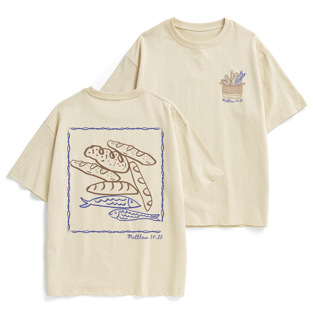 Fish & Loaves Christian Heavy Cotton T-Shirt