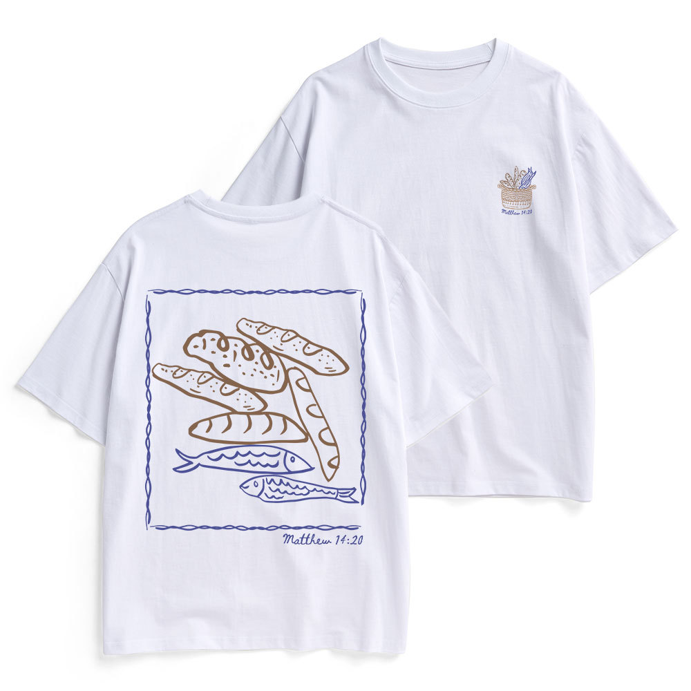 Fish & Loaves Christian Heavy Cotton T-Shirt