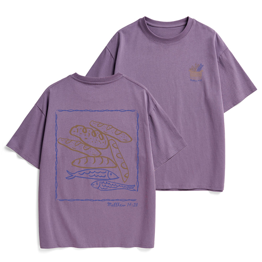 Fish & Loaves Christian Heavy Cotton T-Shirt