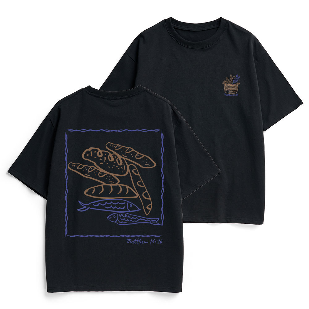 Fish & Loaves Christian Heavy Cotton T-Shirt
