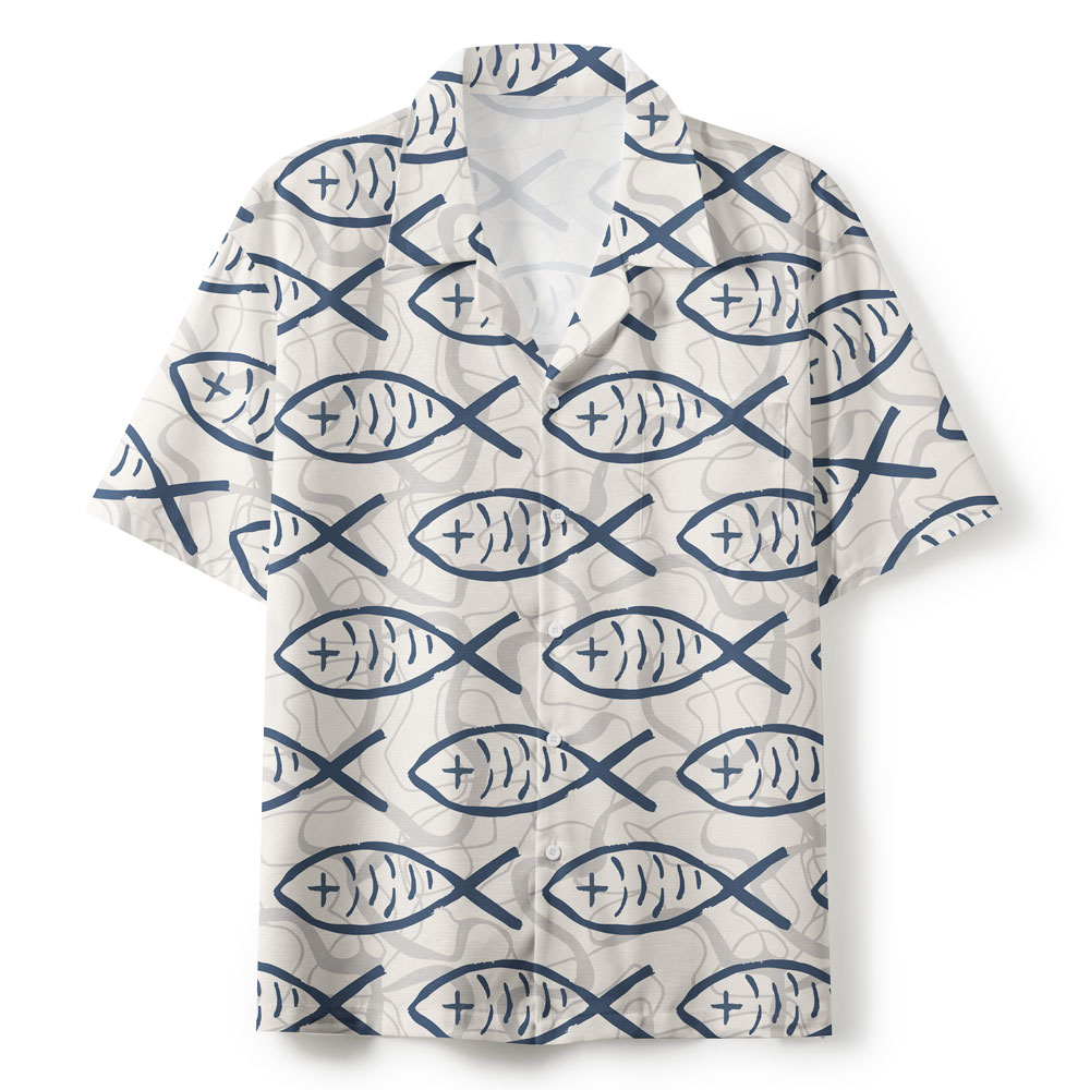 Frist Of All I'm God Pieces Christian Hawaiian Shirt Sale - GuidingCross