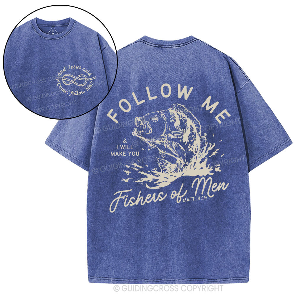 Fisher Of Man Christian Washed T-Shirt