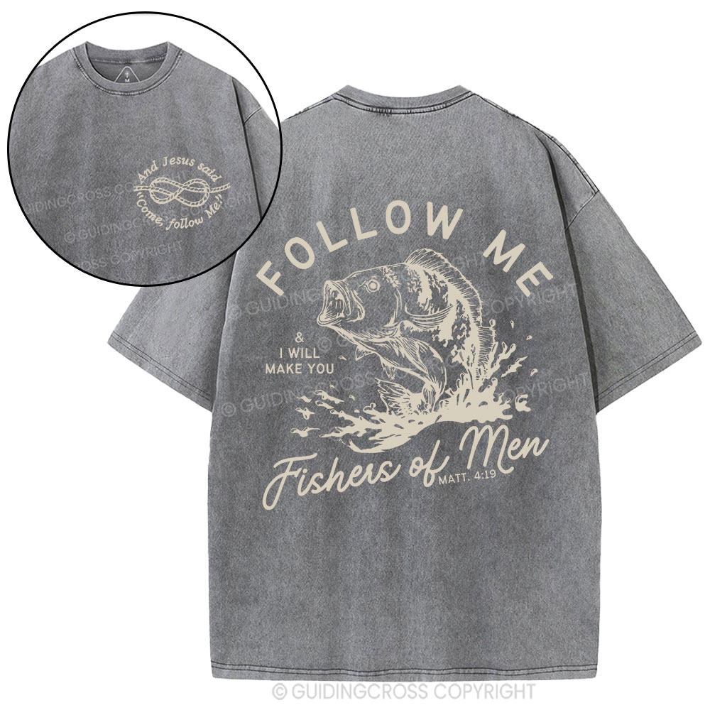 Fisher Of Man Christian Washed T-Shirt