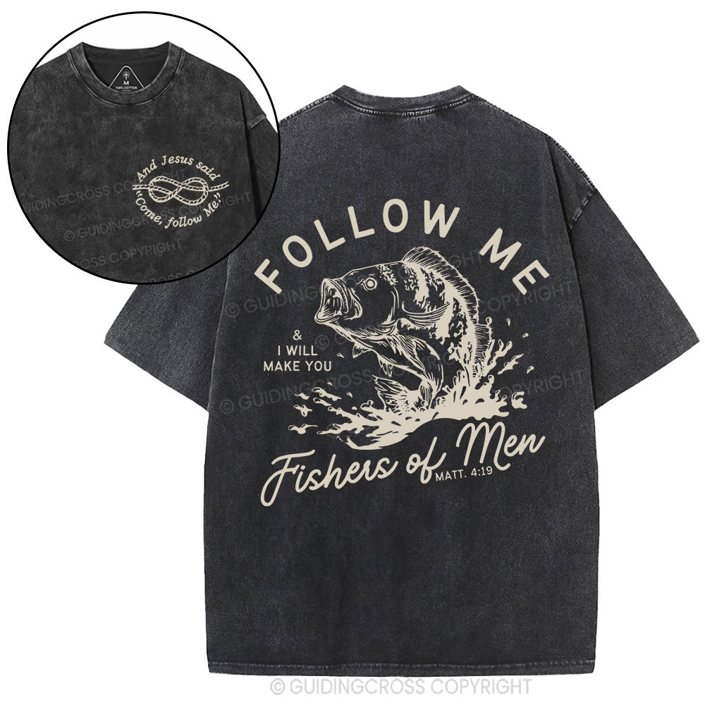 Fisher Of Man Christian Washed T-Shirt