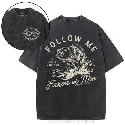 Fisher Of Man Christian Washed T-Shirt