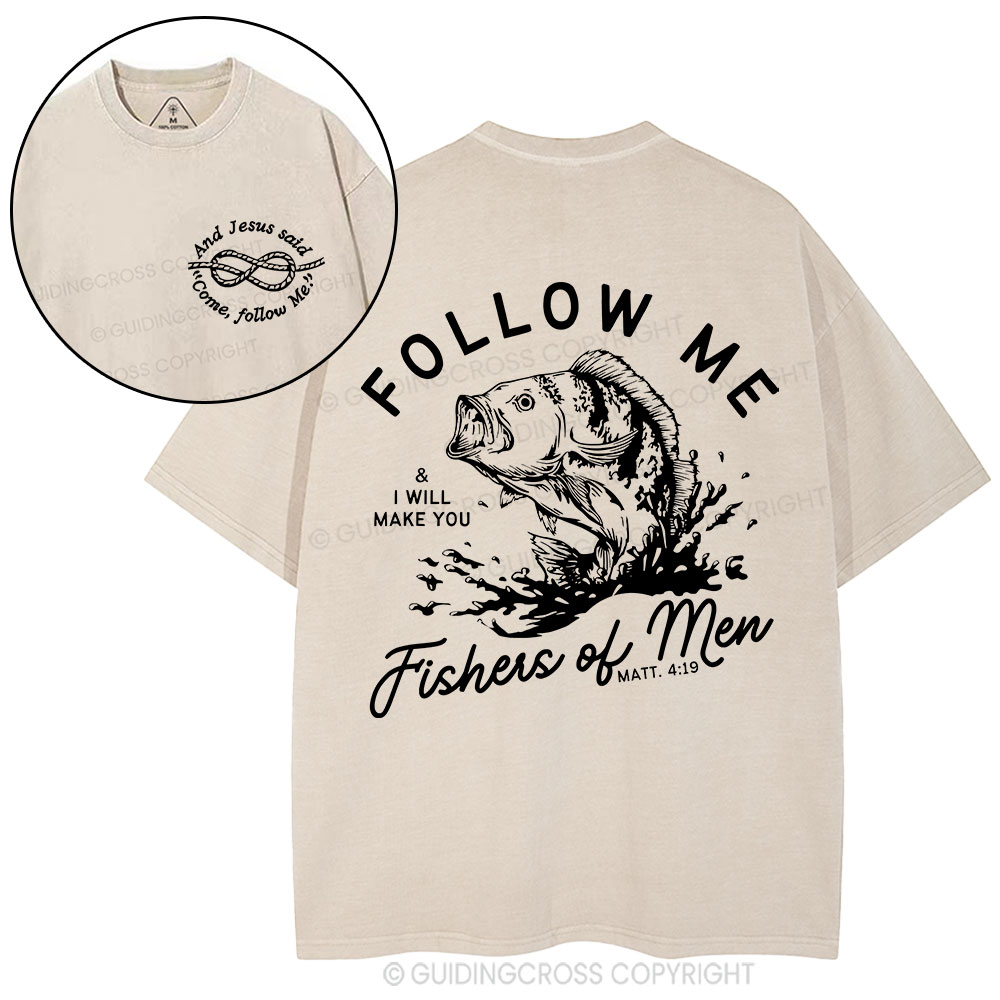 Fisher Of Man Christian Washed T-Shirt
