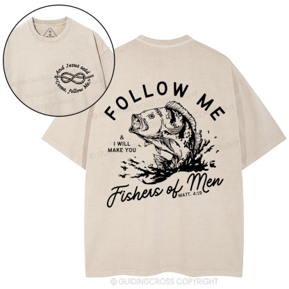 Fisher Of Man Christian Washed T-Shirt