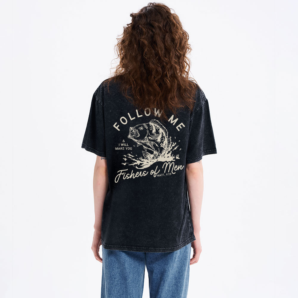 Fisher Of Man Christian Washed T-Shirt