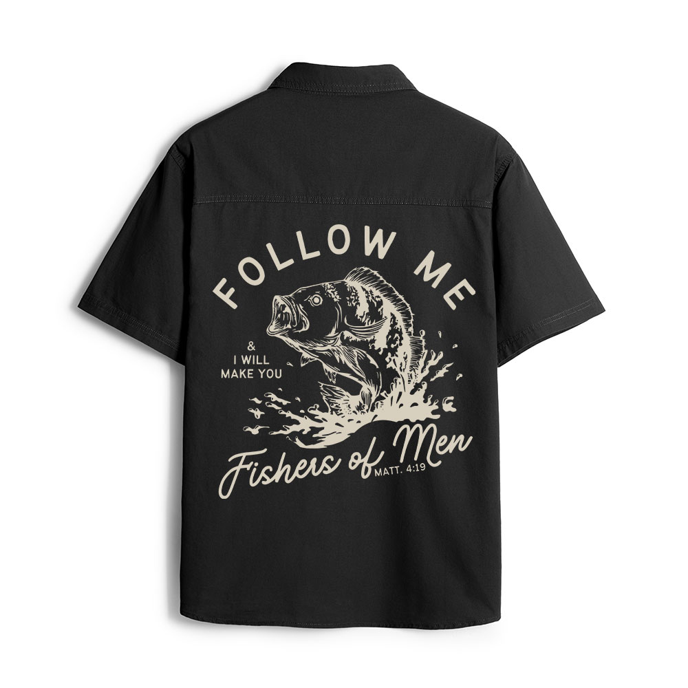 Fisher Of Man Christian Work Shirt 